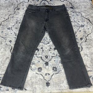 Urban Star Men’s Gray Jeans 38x32 Straight Fit Stretch Denim